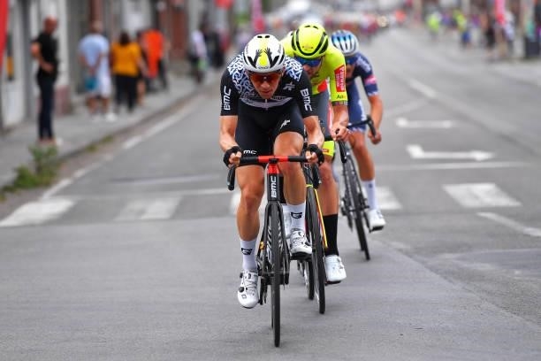 Dimitri Claeys of Belgium and Team Qhubeka Nexthash in the Breakaway during the 42nd Tour de Wallonie 2021, Stage 5 a 183,1km stage from Dinant to...