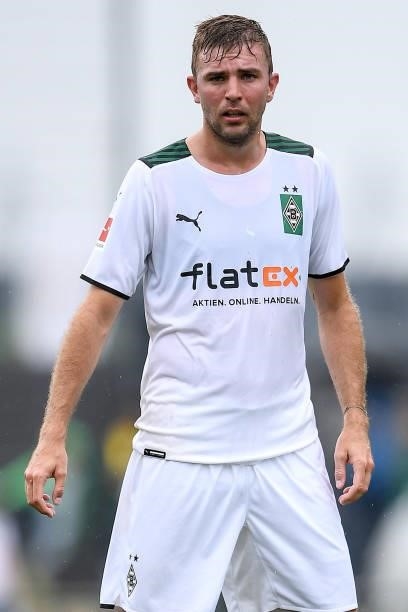 Christoph Kramer of Moenchengladbach at Borussia-Park on July 24, 2021 in Moenchengladbach, Germany.
