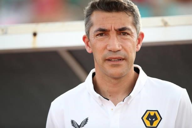 Bruno Lage, Manager of Wolverhampton Wanderers looks on prior to the Pre-Season Friendly match between Real Betis and Wolverhampton Wanderers at...