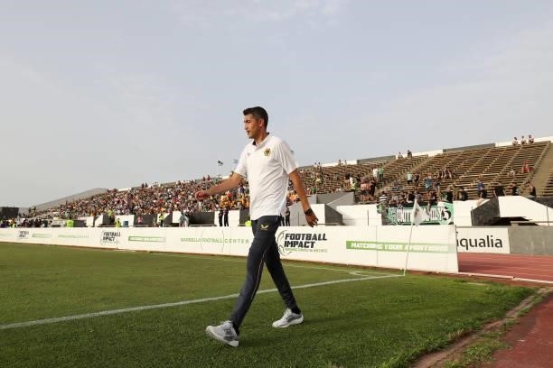 Bruno Lage, Manager of Wolverhampton Wanderers walks out for the second half during the Pre-Season Friendly match between Real Betis and...