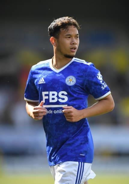 Thanawat Suengchitthawon of Leicester City during the Pre-Season Friendly match between Burton Albion and Leicester City at Pirelli Stadium on July...
