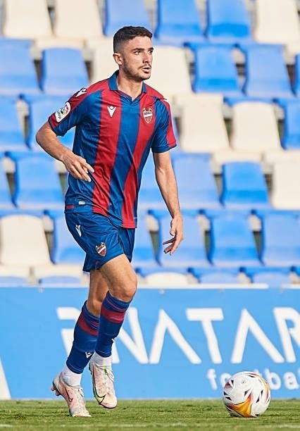Ferni of Levante UD in action during a Pre-Season friendly match between Levante UD and Stade Rennais at Pinatar Arena on July 24, 2021 in Murcia,...