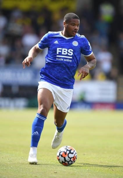 Vontae Daley-Campbell of Leicester City during the Pre-Season Friendly match between Burton Albion and Leicester City at Pirelli Stadium on July 24,...