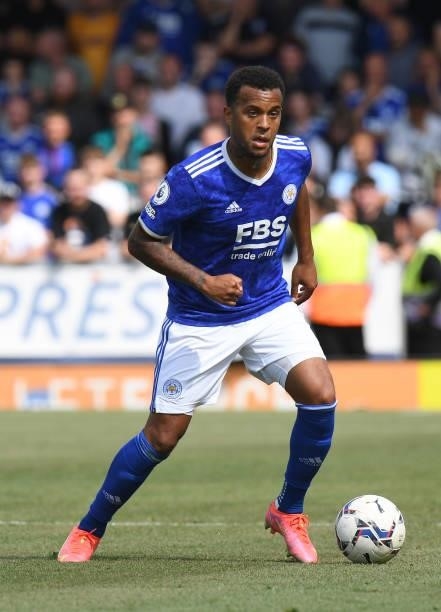 Ryan Bertrand of Leicester City during the Pre-Season Friendly match between Burton Albion and Leicester City at Pirelli Stadium on July 24, 2021 in...