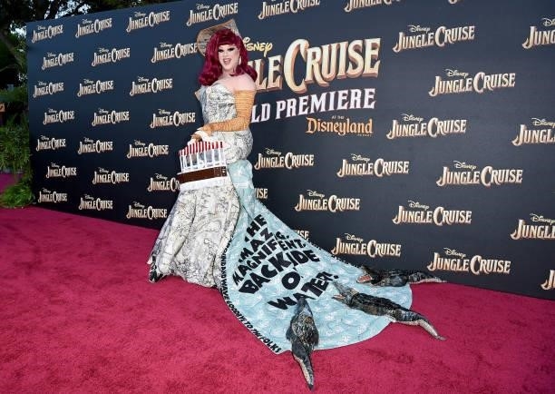 Nina West attends the World Premiere of Disney's "Jungle Cruise
