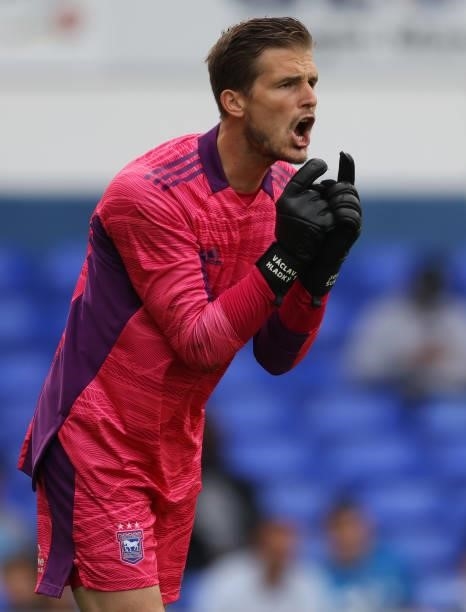 Vaclav Hladky of Ipswich Town looks on during the pre-season friendly match between Ipswich Town and Crystal Palace at Portman Road on July 24, 2021...