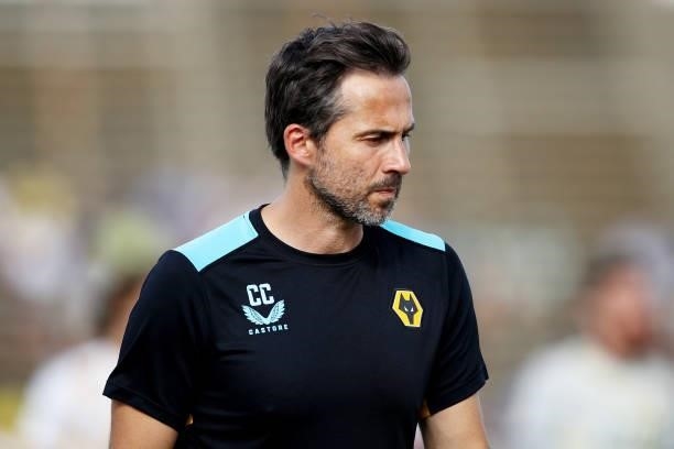Carlos Cachada, First-team fitness coach of Wolverhampton Wanderers looks on ahead of the Pre-Season Friendly match between Real Betis and...