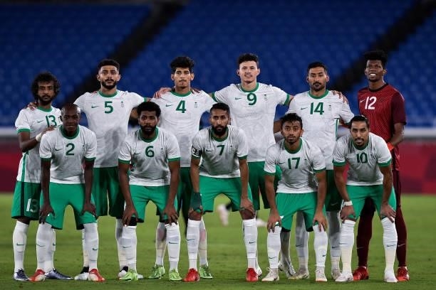 The team of Saudi Arabia pose for a teamphoto, backrow from left to right; Yasir Al Shahrani of Saudi Arabia, Abdulelah Al Amri of Saudi Arabia,...