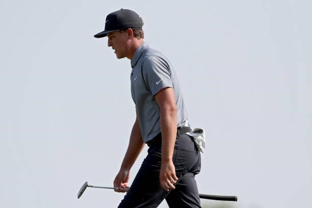 Cameron Champ walks to the 18th tee during the final round of the 3M Open at TPC Twin Cities on July 25, 2021 in Blaine, Minnesota.