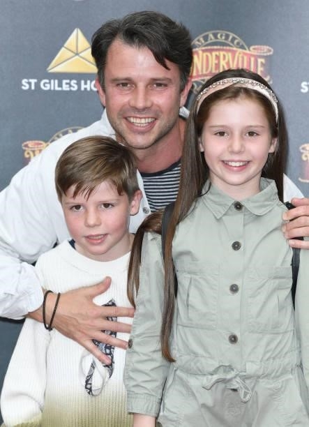 Neil McDermott with his children attend the "Wonderville