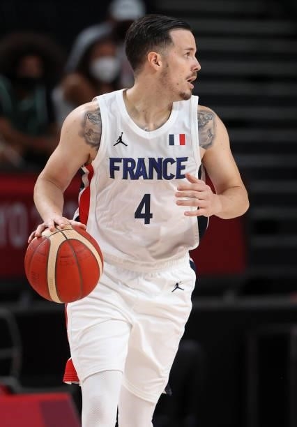 Thomas Heurtel of France during the Men's Preliminary Round Group B basketball game between United States and France on day two of the Tokyo 2020...