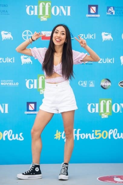 Shinhai Ventura attends the photocall at the Giffoni Film Festival 2021 on July 27, 2021 in Giffoni Valle Piana, Italy.