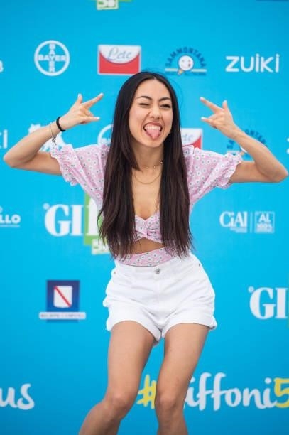 Shinhai Ventura attends the photocall at the Giffoni Film Festival 2021 on July 27, 2021 in Giffoni Valle Piana, Italy.