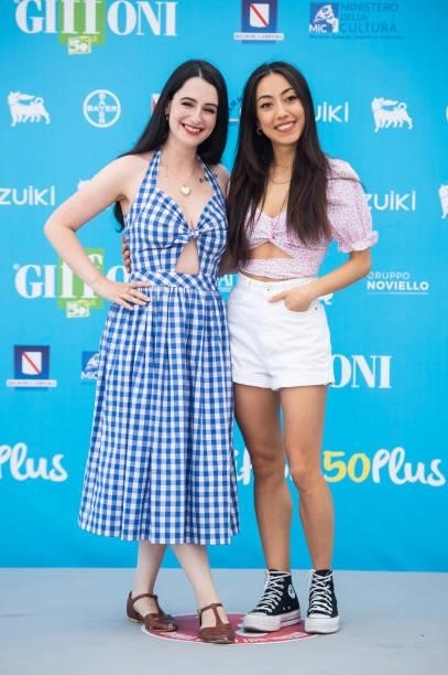 Attends the photocall at the Giffoni Film Festival 2021 on July 27, 2021 in Giffoni Valle Piana, Italy.