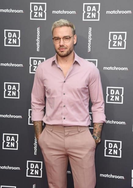 Liam Payne attends an exclusive party celebrating the new partnership between global sports streaming service DAZN and Matchroom Boxing at German...