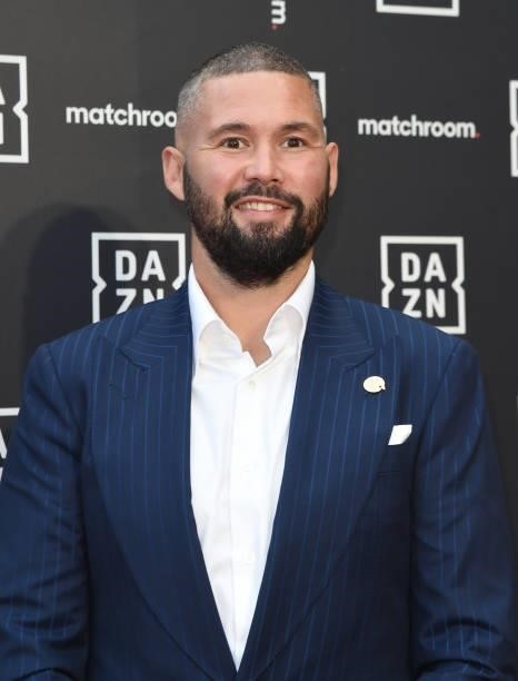 Tony Bellew attends an exclusive party celebrating the new partnership between global sports streaming service DAZN and Matchroom Boxing at German...