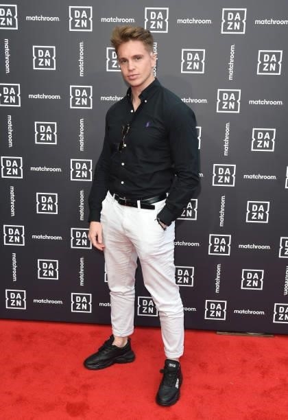 Joe Weller attends an exclusive party celebrating the new partnership between global sports streaming service DAZN and Matchroom Boxing at German...