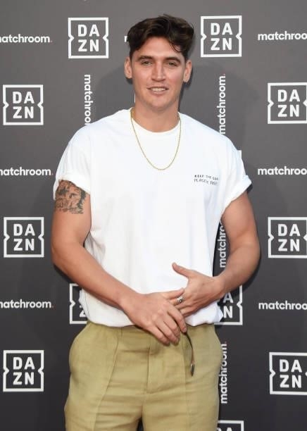 Isaac Carew attends an exclusive party celebrating the new partnership between global sports streaming service DAZN and Matchroom Boxing at German...