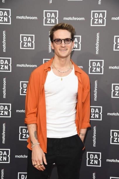 Oliver Proudlock attends an exclusive party celebrating the new partnership between global sports streaming service DAZN and Matchroom Boxing at...