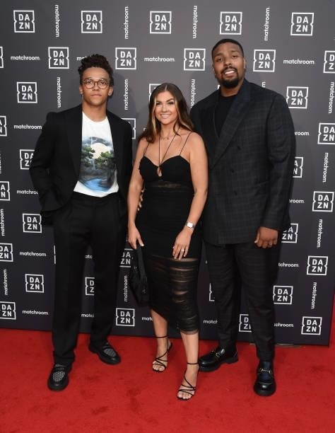 Perri Kiely, Naomi Courts and Jordan Banjo attend an exclusive party celebrating the new partnership between global sports streaming service DAZN and...