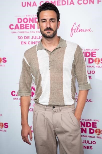 Miki Esparbe attends the 'Donde Caben Dos' premiere at Palacio de la Prensa Cinema on July 27, 2021 in Madrid, Spain.