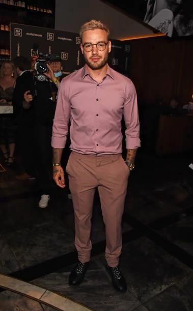 Liam Payne attends an exclusive party celebrating the new partnership between global sports streaming service DAZN and Matchroom Boxing at German...