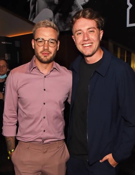 Liam Payne and Roman Kemp attend an exclusive party celebrating the new partnership between global sports streaming service DAZN and Matchroom Boxing...