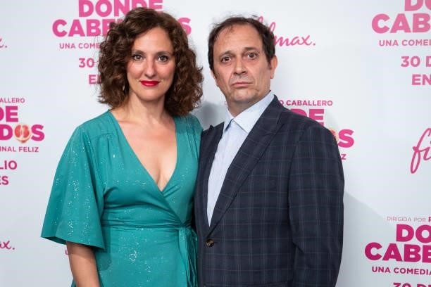 Maria Morales and Luis Callejo attend the 'Donde Caben Dos' premiere at Palacio de la Prensa Cinema on July 27, 2021 in Madrid, Spain.