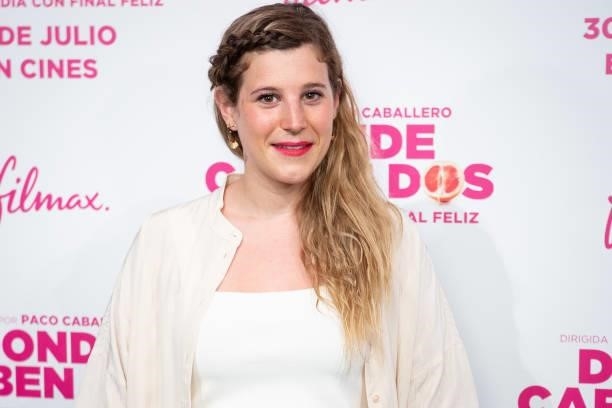 Angela Cervantes attends the 'Donde Caben Dos' premiere at Palacio de la Prensa Cinema on July 27, 2021 in Madrid, Spain.