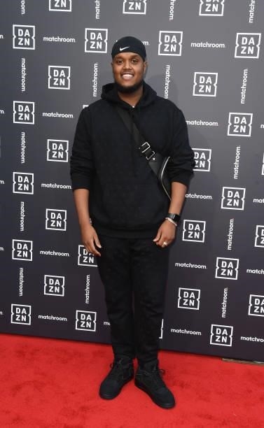 Chunkz attends an exclusive party celebrating the new partnership between global sports streaming service DAZN and Matchroom Boxing at German...