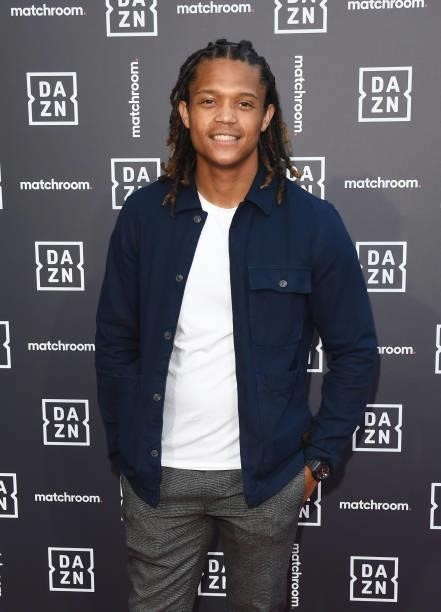 Percelle Ascott attends an exclusive party celebrating the new partnership between global sports streaming service DAZN and Matchroom Boxing at...