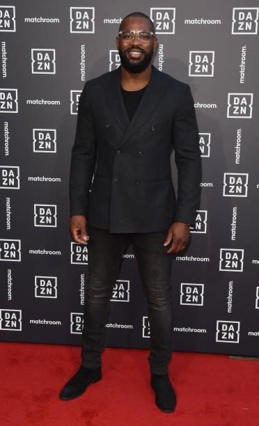Ugo Monye attends an exclusive party celebrating the new partnership between global sports streaming service DAZN and Matchroom Boxing at German...