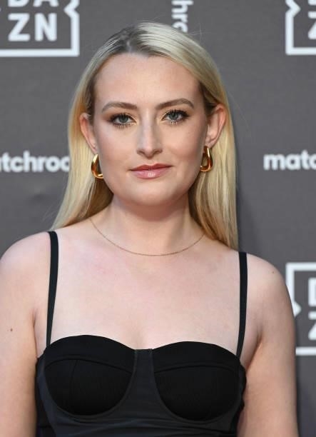 Amelia Dimoldenberg attends the Dazn x Matchroom VIP Launch Event at Kings Cross on July 27, 2021 in London, England.