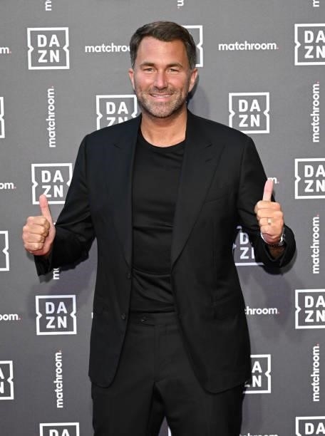 Eddie Hearn attends the Dazn x Matchroom VIP Launch Event at Kings Cross on July 27, 2021 in London, England.