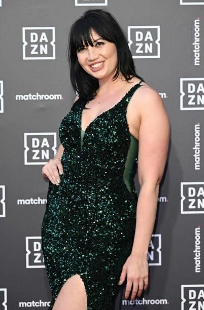 Daisy Lowe attends the Dazn x Matchroom VIP Launch Event at Kings Cross on July 27, 2021 in London, England.