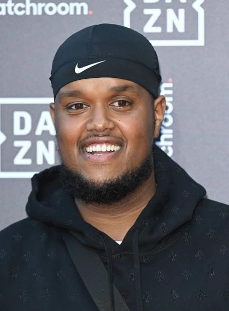 Chunkz attends the Dazn x Matchroom VIP Launch Event at Kings Cross on July 27, 2021 in London, England.