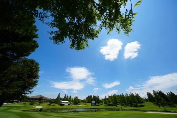 General view of the 9th hole during the Pro-Am ahead of Rakuten Super Ladies at Tokyu Grand Oak Golf Club on July 28, 2021 in Kato, Hyogo, Japan.