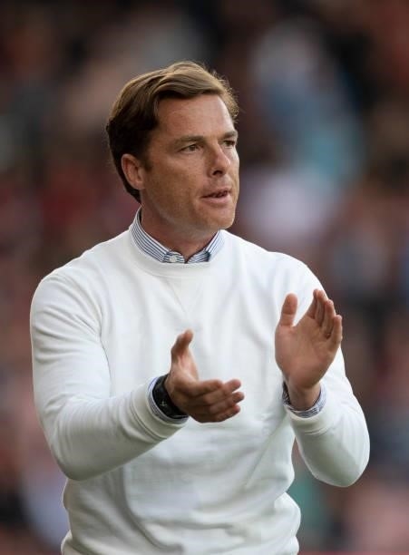 Bournemouth Manager Scott Parker during the Pre-Season Friendly between Bournemouth and Chelsea at Vitality Stadium on July 27, 2021 in Bournemouth,...