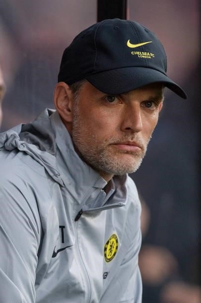 Chelsea Manager Thomas Tuchel during the Pre-Season Friendly between Bournemouth and Chelsea at Vitality Stadium on July 27, 2021 in Bournemouth,...
