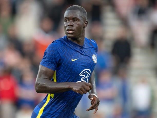 Malang Sarr of Chelsea during the Pre-Season Friendly between Bournemouth and Chelsea at Vitality Stadium on July 27, 2021 in Bournemouth, England.