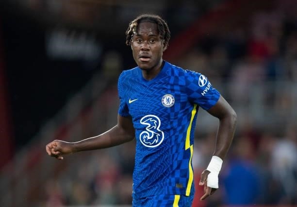 Trevor Chalobah of Chelsea during the Pre-Season Friendly between Bournemouth and Chelsea at Vitality Stadium on July 27, 2021 in Bournemouth,...
