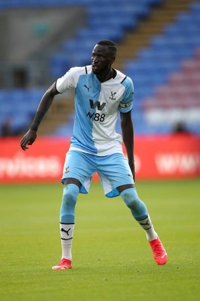 Cheikhou Kouyate of Crystal Palace during the Pre-Season Friendly match between Crystal Palace and Charlton Athletic at Selhurst Park on July 27,...