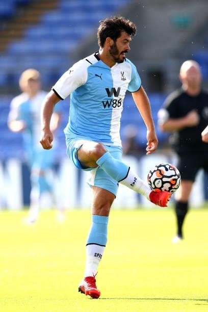 James Tomkins of Crystal Palace during the Pre-Season Friendly match between Crystal Palace and Charlton Athletic at Selhurst Park on July 27, 2021...