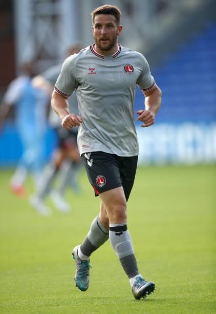 Conor Washington of Charlton Athletic during the Pre-Season Friendly match between Crystal Palace and Charlton Athletic at Selhurst Park on July 27,...