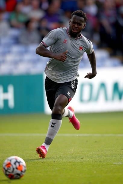 Diallang Jaiyesimi of Charlton Athletic during the Pre-Season Friendly match between Crystal Palace and Charlton Athletic at Selhurst Park on July...