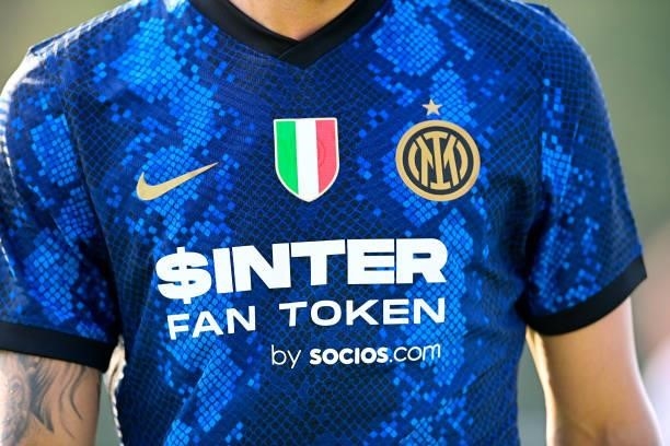 Nike home kit during the pre-season friendly match between FC Internazionale and FC Crotone at the club's training ground Suning Training Center at...
