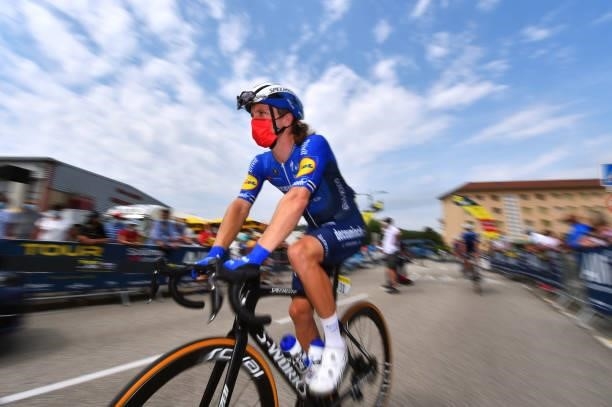 Shane Archbold of New Zealand and Team Deceuninck - Quick-Step prior to the 33rd Tour de l'Ain 2021, Stage 2 a 136km stage from Lagnieu to...