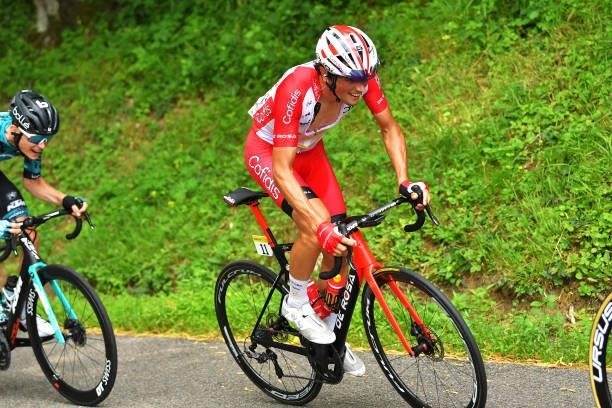 Victor Lafay of France and Team Cofidis during the 33rd Tour de l'Ain 2021, Stage 2 a 136km stage from Lagnieu to Saint-Vulbas / @tourdelain / on...