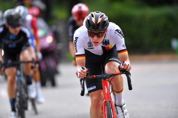 Georg Steinhauser of Germany and Team Germany - U23 in the Breakaway during the 33rd Tour de l'Ain 2021, Stage 2 a 136km stage from Lagnieu to...