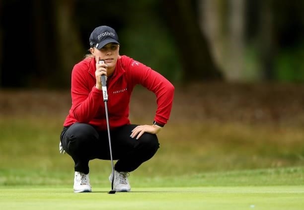 Jennifer Kupcho of the USA putting on the 16th green during Day Two of The ISPS HANDA World Invitational at Galgorm Spa & Golf Resort on July 30,...